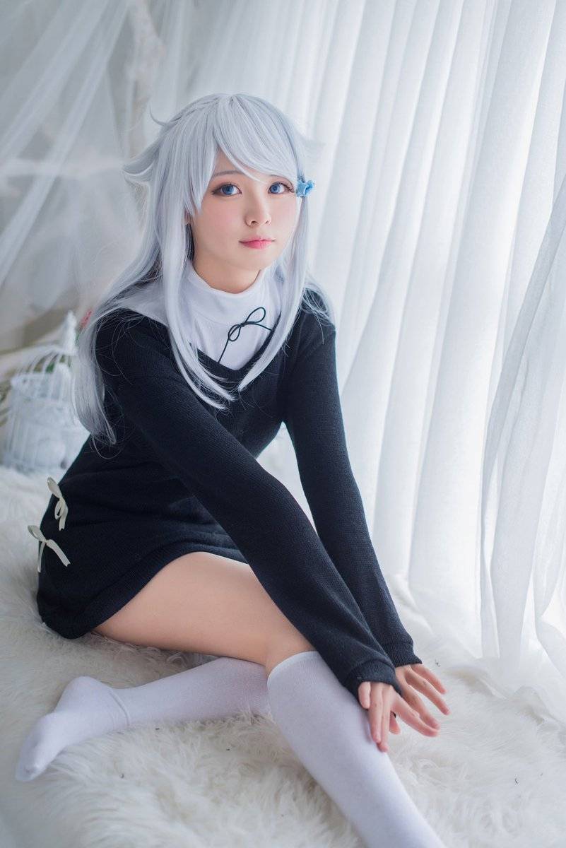 Cosplay福利/[Cosplay] Liyu Ristuki 黑丝JK制服