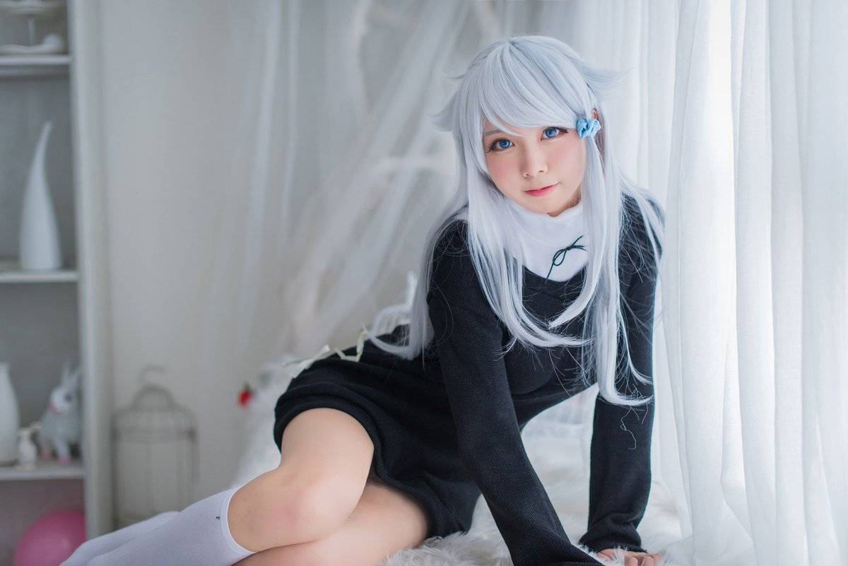 Cosplay福利/[Cosplay] Liyu Ristuki 黑丝JK制服