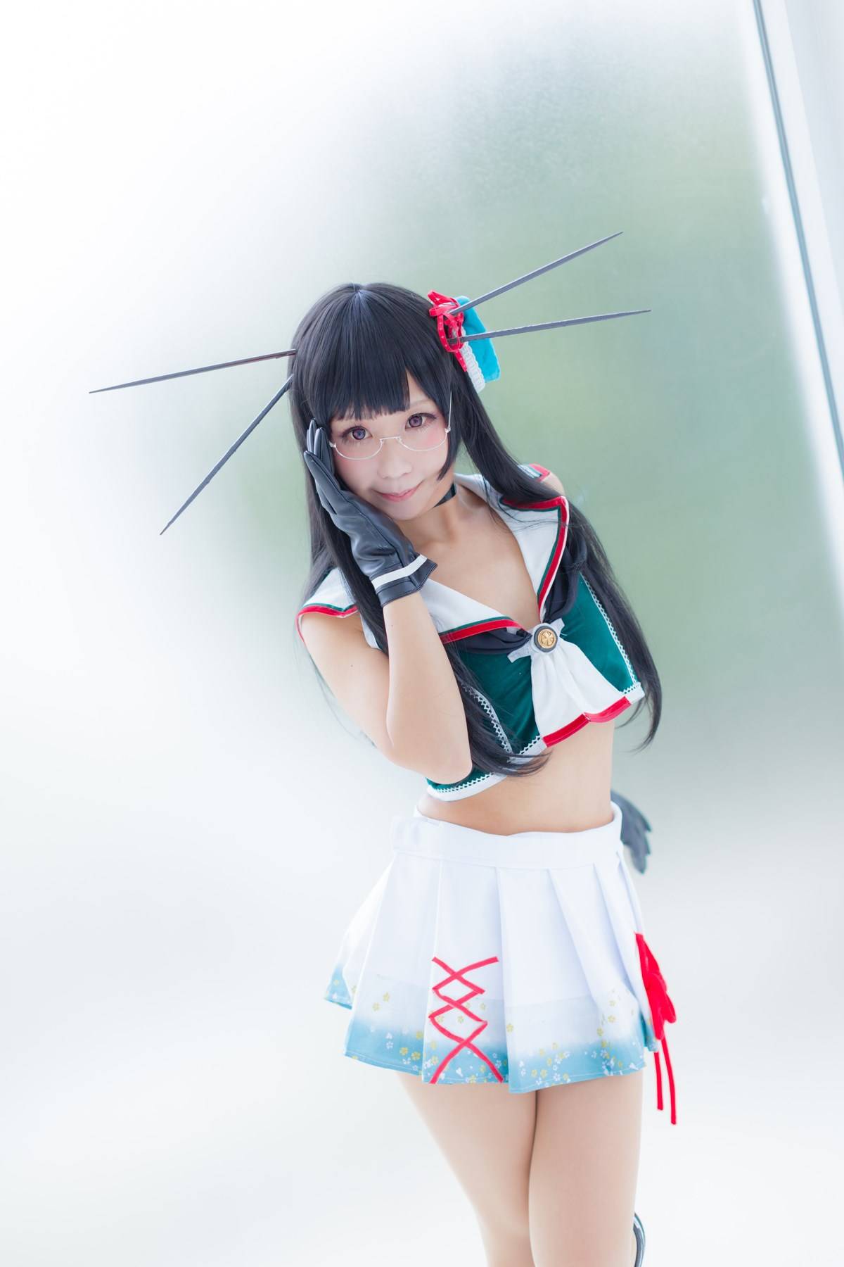 Cosplay福利/ (穴子、铃音さくら)] 梨形身材？