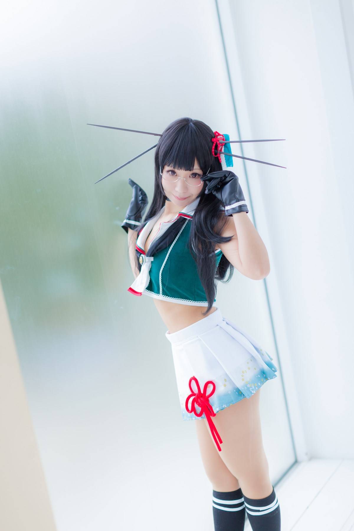 Cosplay福利/ (穴子、铃音さくら)] 梨形身材？