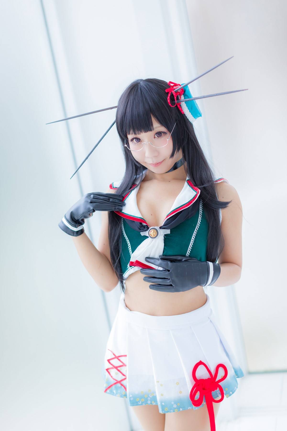 Cosplay福利/ (穴子、铃音さくら)] 梨形身材？