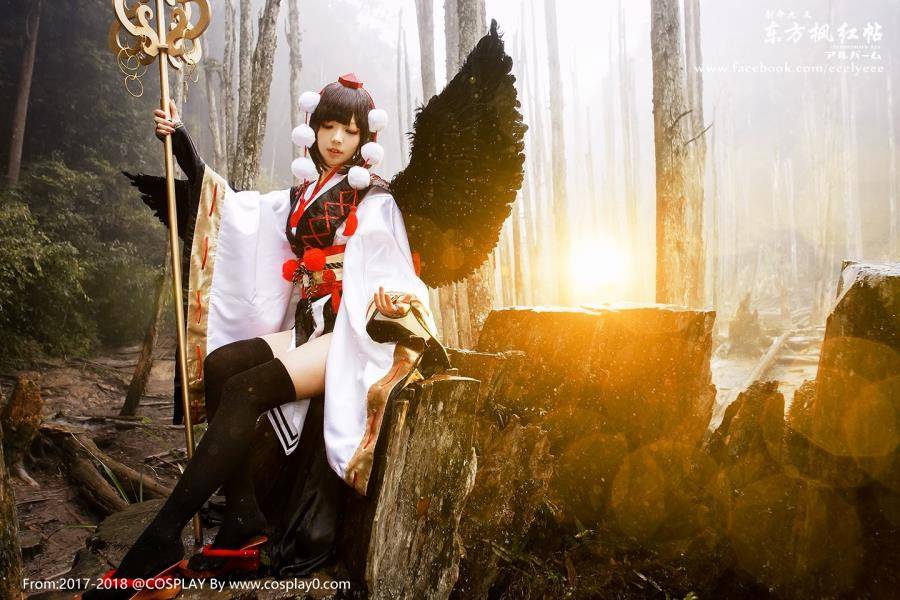 Cosplay福利/ElyEE子东方Project射命丸文黑丝萝莉Cosplay福利