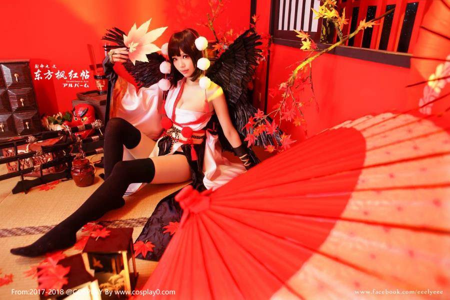 Cosplay福利/ElyEE子东方Project射命丸文黑丝萝莉Cosplay福利