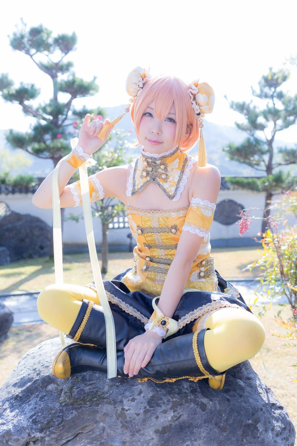 Cosplay福利/团子头元气少女