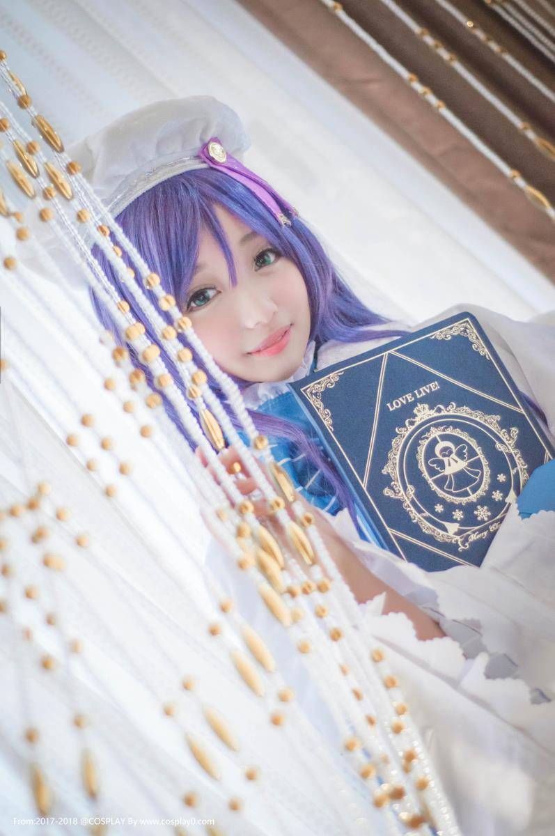 Cosplay福利/清纯美女小姐姐Cos动漫美少女东条希本子图片