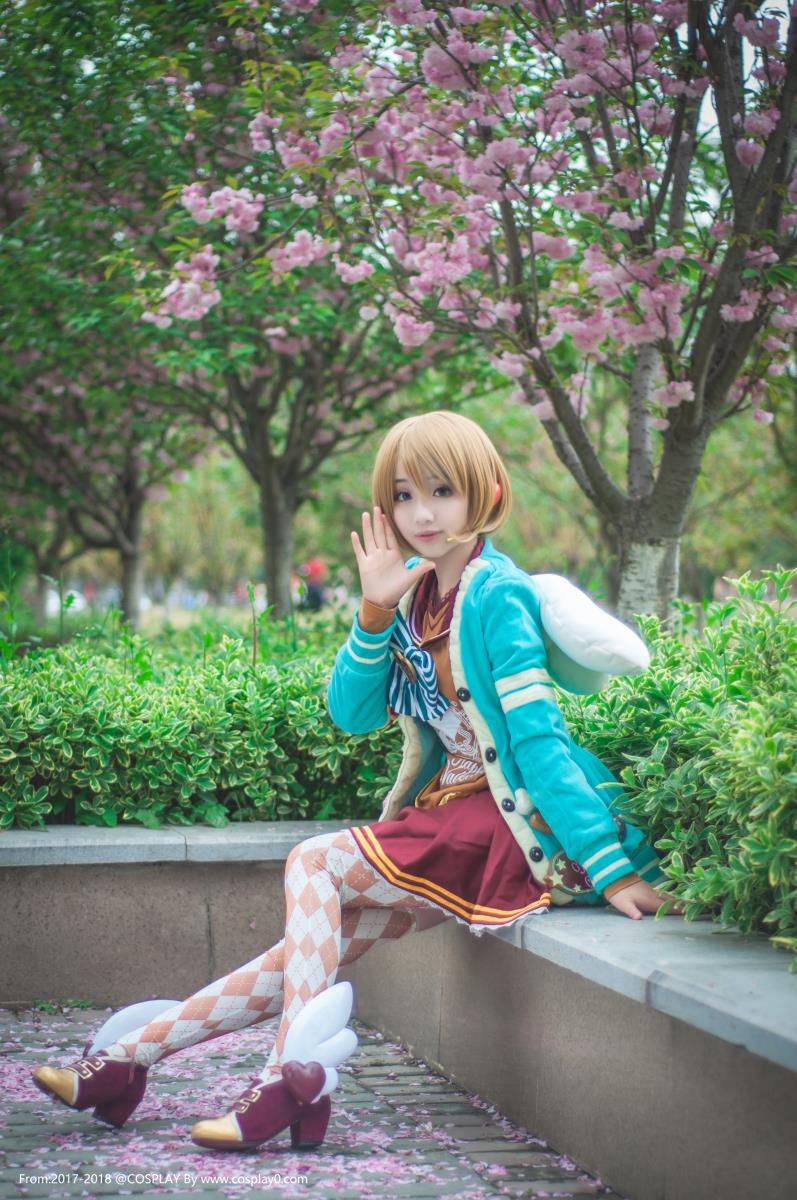 Cosplay福利/可爱萝莉小泉花阳巧克力情人节Cosplay写真图片