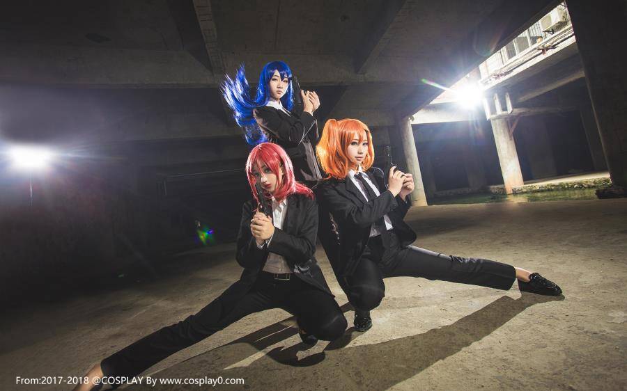 Cosplay福利/制服美女姐妹花西木野真姬园田海未Cosplay写真图片