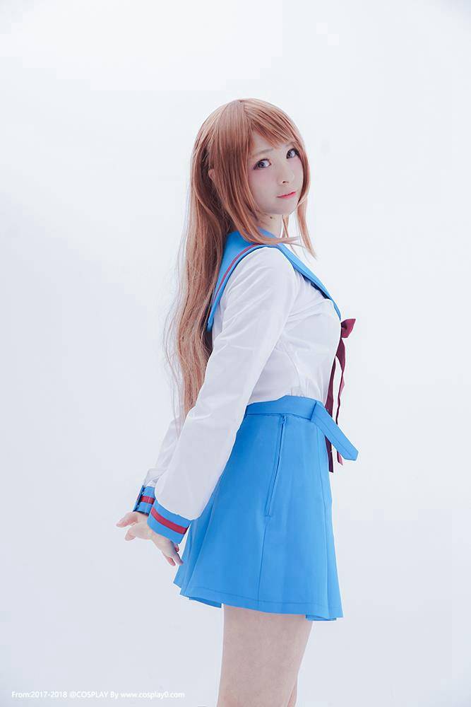Cosplay福利/绝对领域凉宫春日JK制服萌娘Cosplay萝莉图片