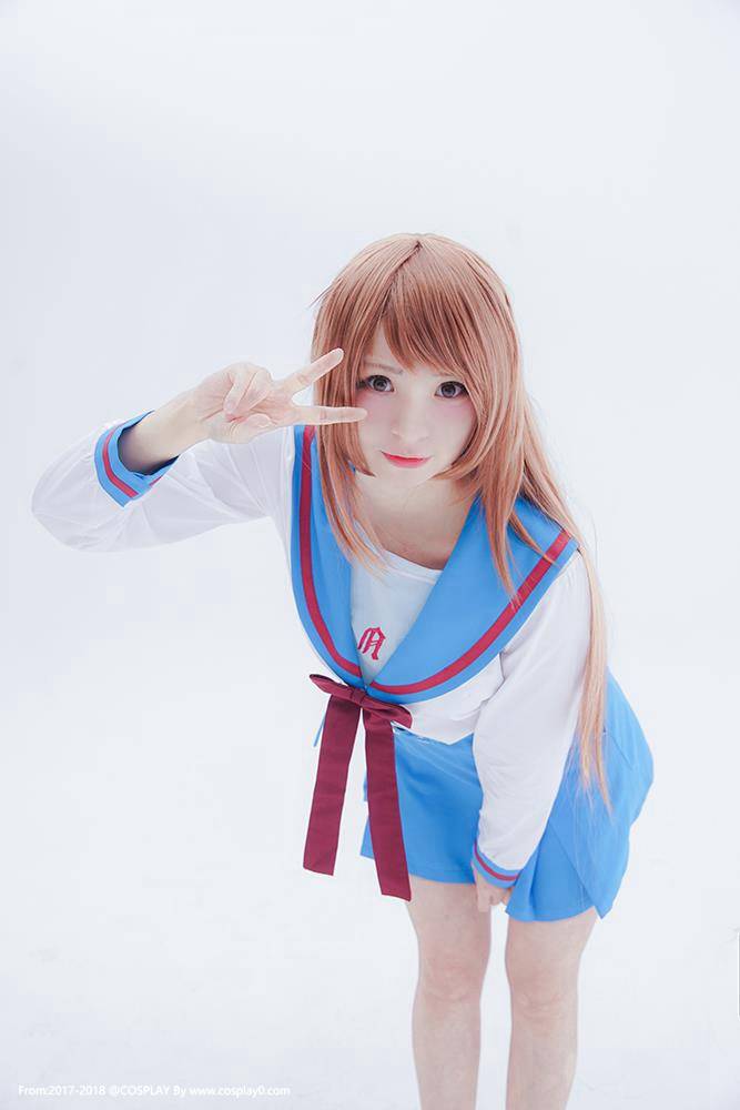 Cosplay福利/绝对领域凉宫春日JK制服萌娘Cosplay萝莉图片