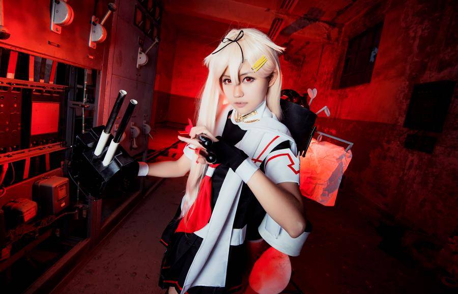 Cosplay福利/舰队collection夕立jk制服萝莉Cos美女写真图片