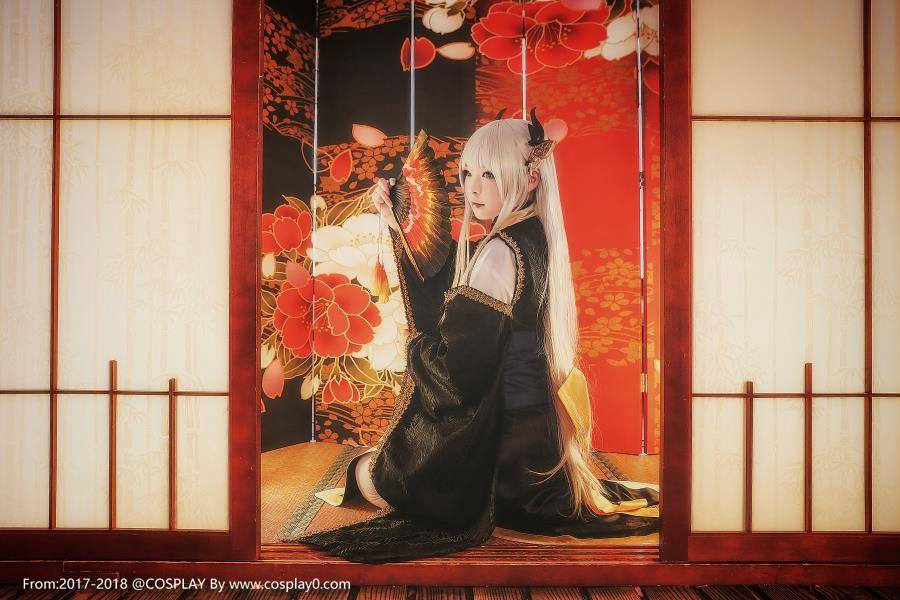 Cosplay福利/Fate/Grand Order萌妹子和服清姬Cos美女图片