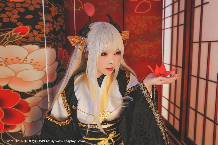 Cosplay福利/Fate/Grand Order萌妹子和服清姬Cos美女图片