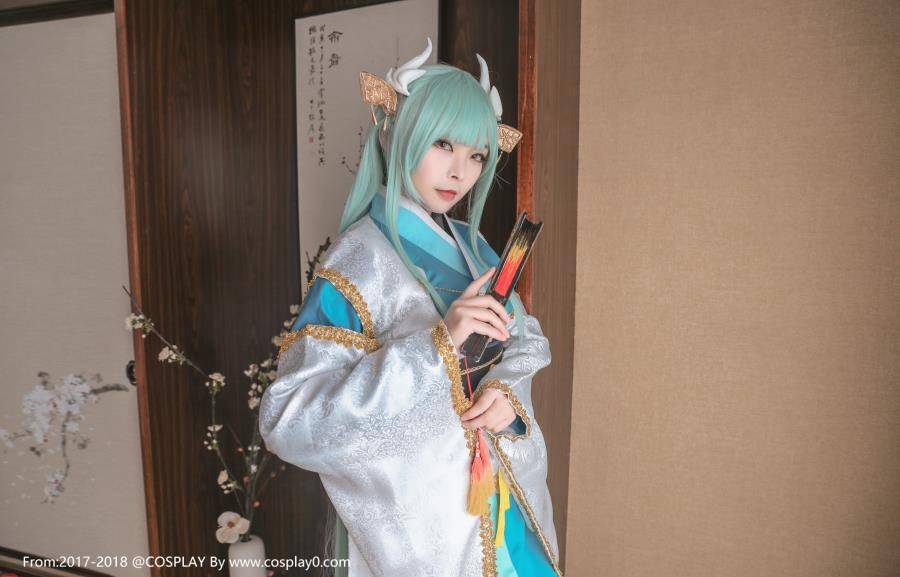 Cosplay福利/Fate/Grand Order白丝萝莉和服清姬同人Cosplay图片