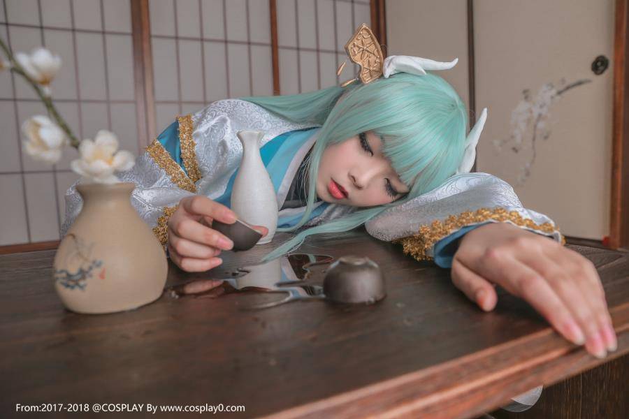 Cosplay福利/Fate/Grand Order白丝萝莉和服清姬同人Cosplay图片