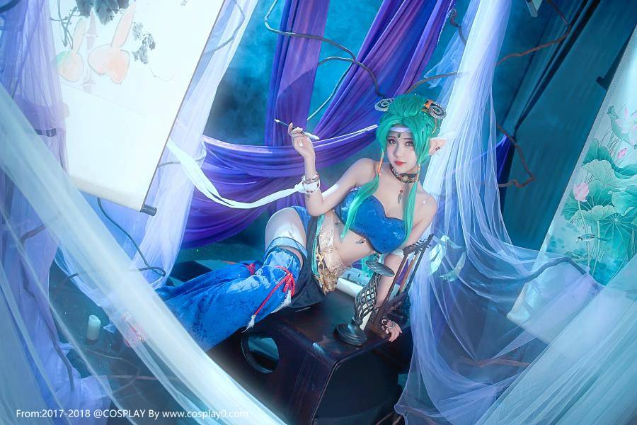 Cosplay福利/御姐兽耳少女Cos大话西游2媚灵狐美女古风图片