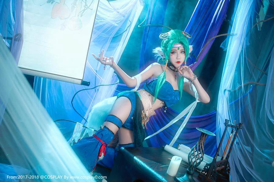 Cosplay福利/御姐兽耳少女Cos大话西游2媚灵狐美女古风图片