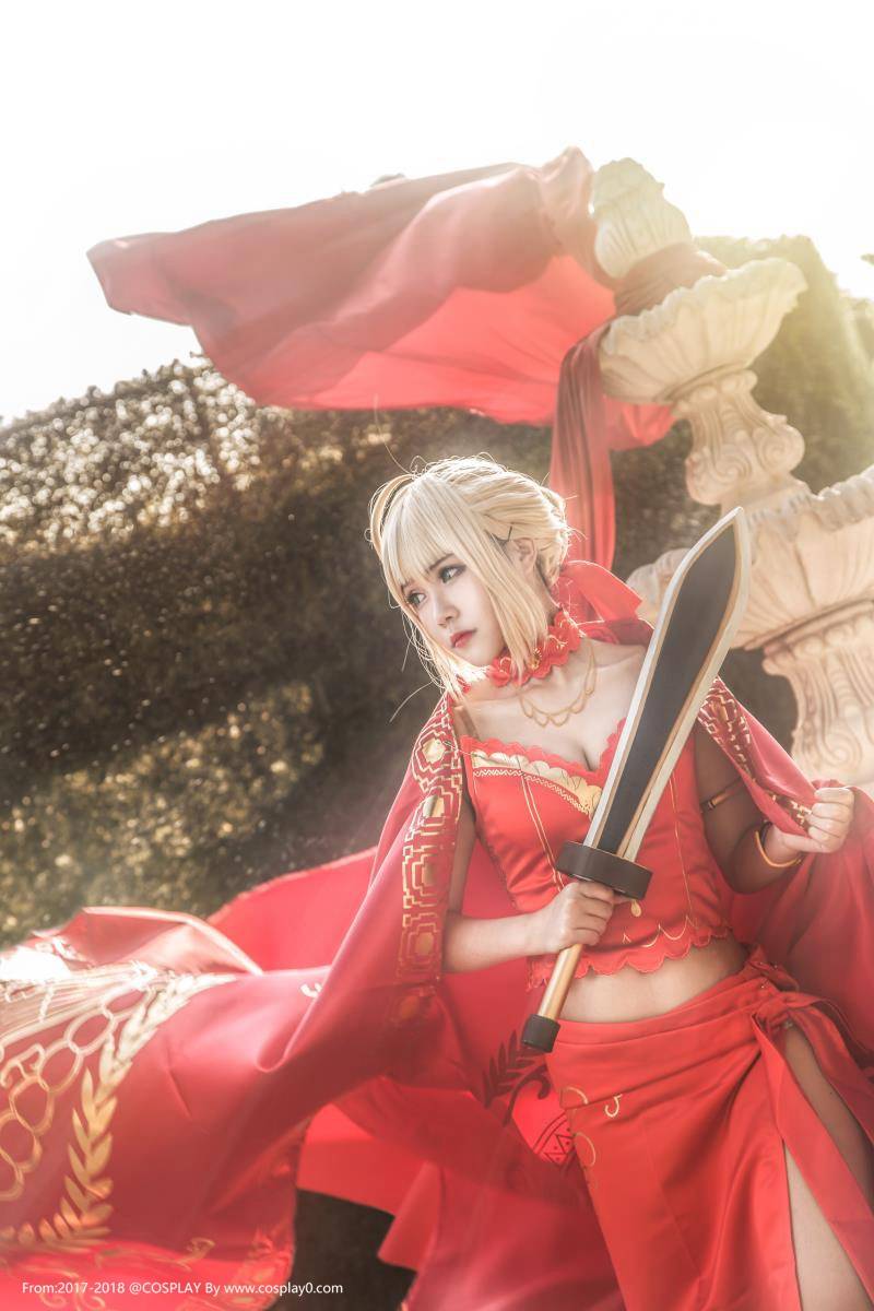 Cosplay福利/可爱萌妹子Joean-夜夜_尼禄·克劳狄乌斯Cosplay图片