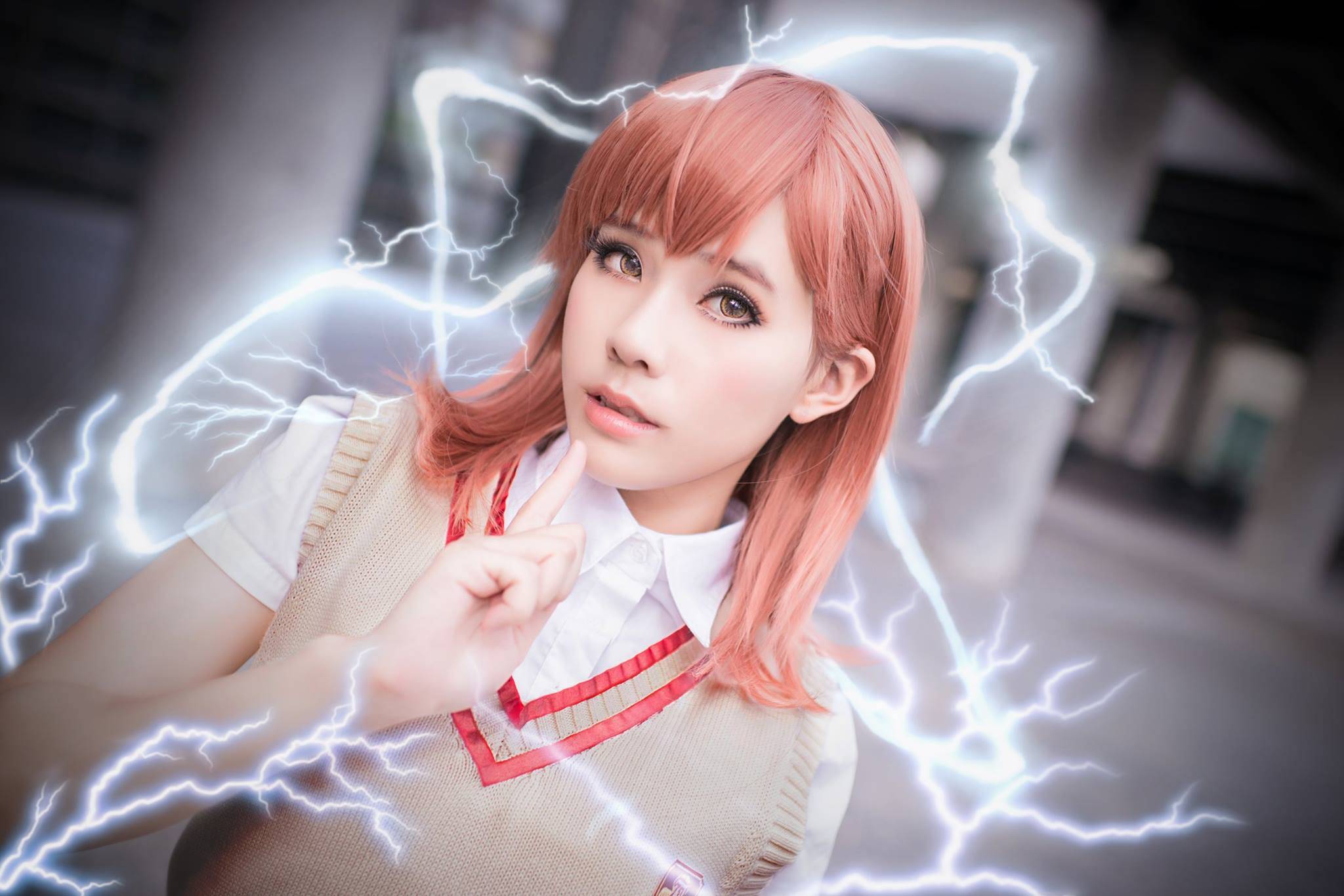 Cosplay福利/某科学的超电磁炮御坂美琴裸足水着Cos足控福利