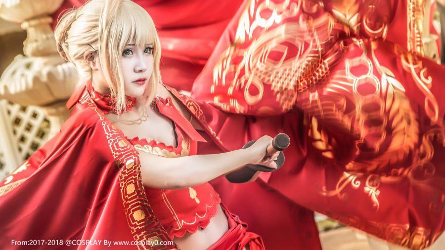 Cosplay福利/可爱萌妹子Joean-夜夜_尼禄·克劳狄乌斯Cosplay图片