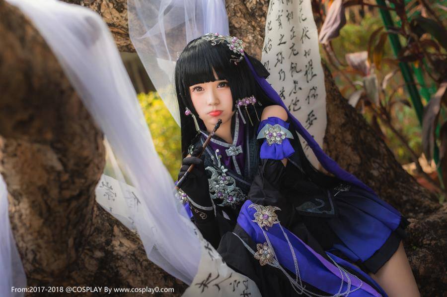 Cosplay福利/Joean-夜夜_剑网3古风万花萝莉Cos写真图片