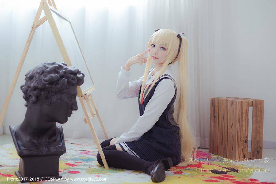 Cosplay福利/绝对领域Coser哀子制服女仆Cos泽村·史宾瑟·英梨梨本子