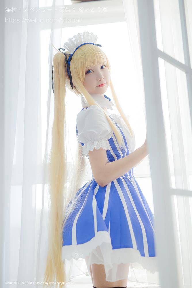 Cosplay福利/绝对领域Coser哀子制服女仆Cos泽村·史宾瑟·英梨梨本子