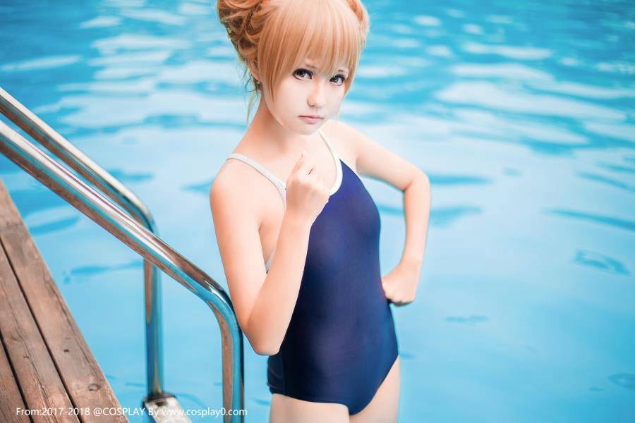 Cosplay福利/龙与虎逢坂大河萝莉死库水福利Cosplay无圣光套图