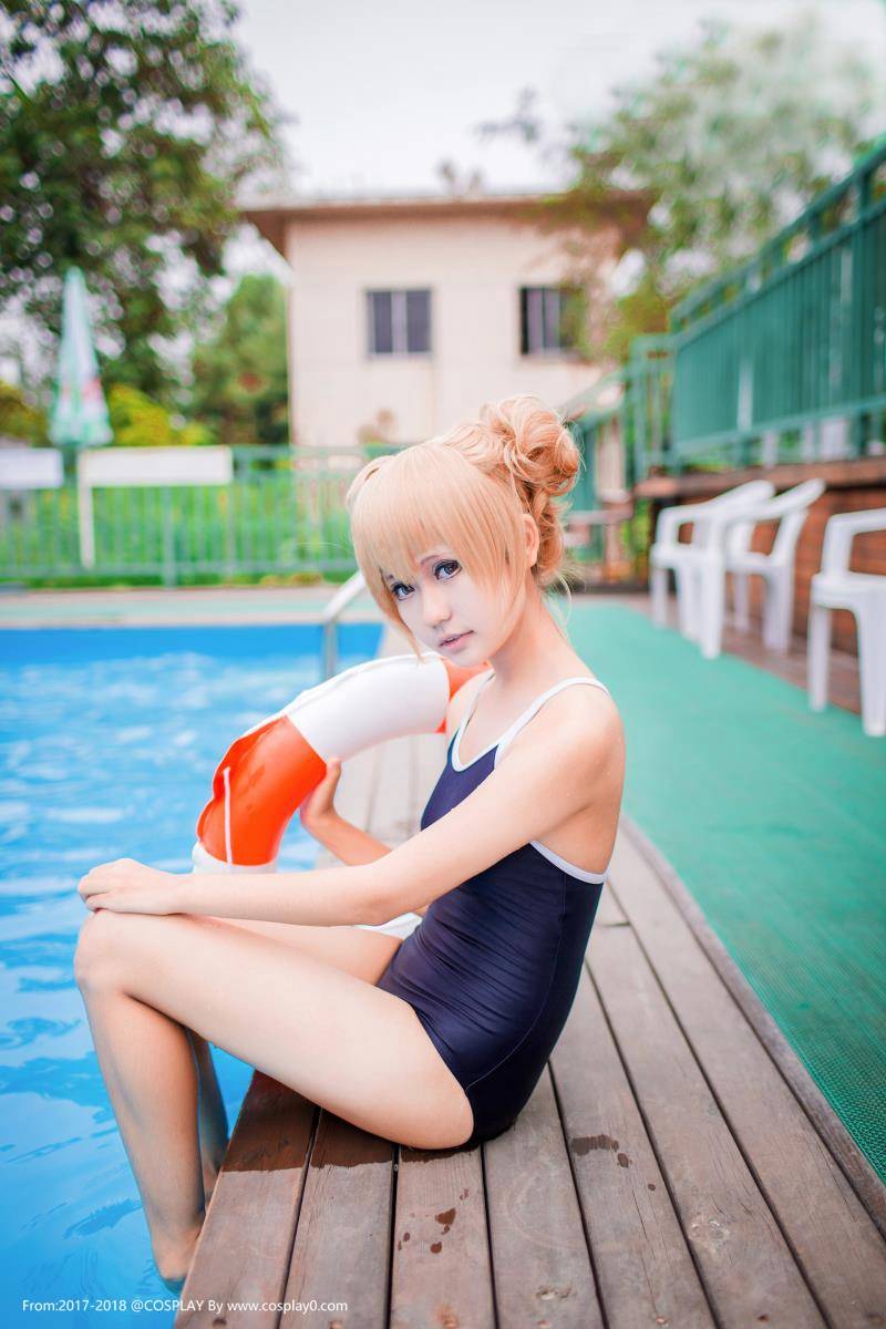 Cosplay福利/龙与虎逢坂大河萝莉死库水福利Cosplay无圣光套图