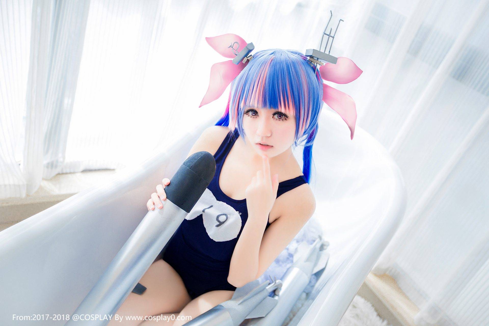 Cosplay福利/舰队collection伊19萝莉死库水Cosplay足控福利