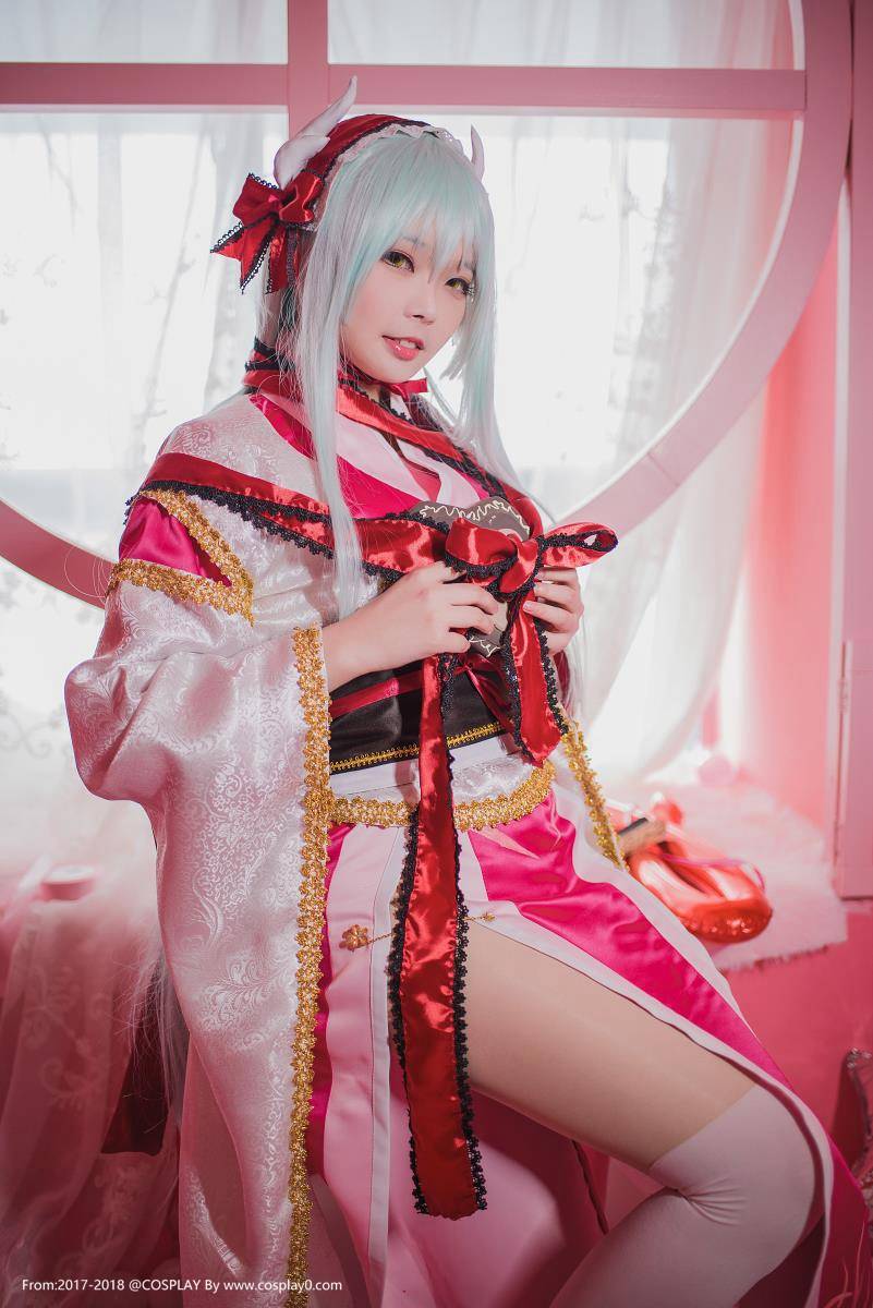 Cosplay福利/绝对领域性感美女清姬白丝腿控大尺度Cosplay福利图