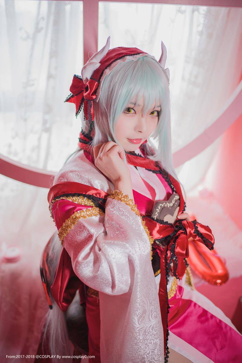 Cosplay福利/绝对领域性感美女清姬白丝腿控大尺度Cosplay福利图