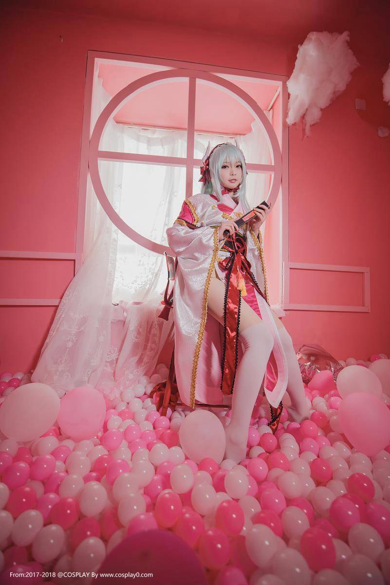 Cosplay福利/绝对领域性感美女清姬白丝腿控大尺度Cosplay福利图