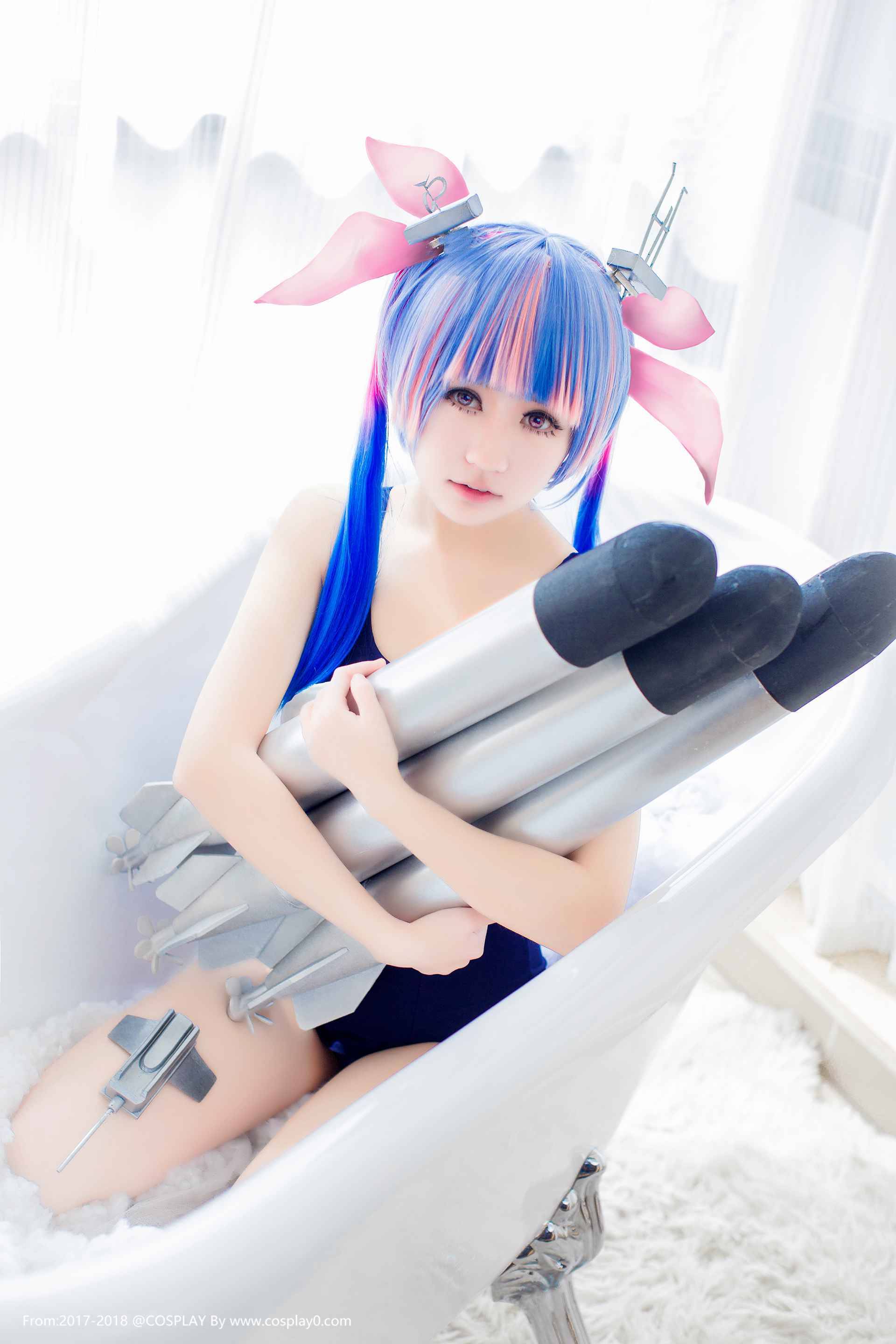 Cosplay福利/舰队collection伊19萝莉死库水Cosplay足控福利