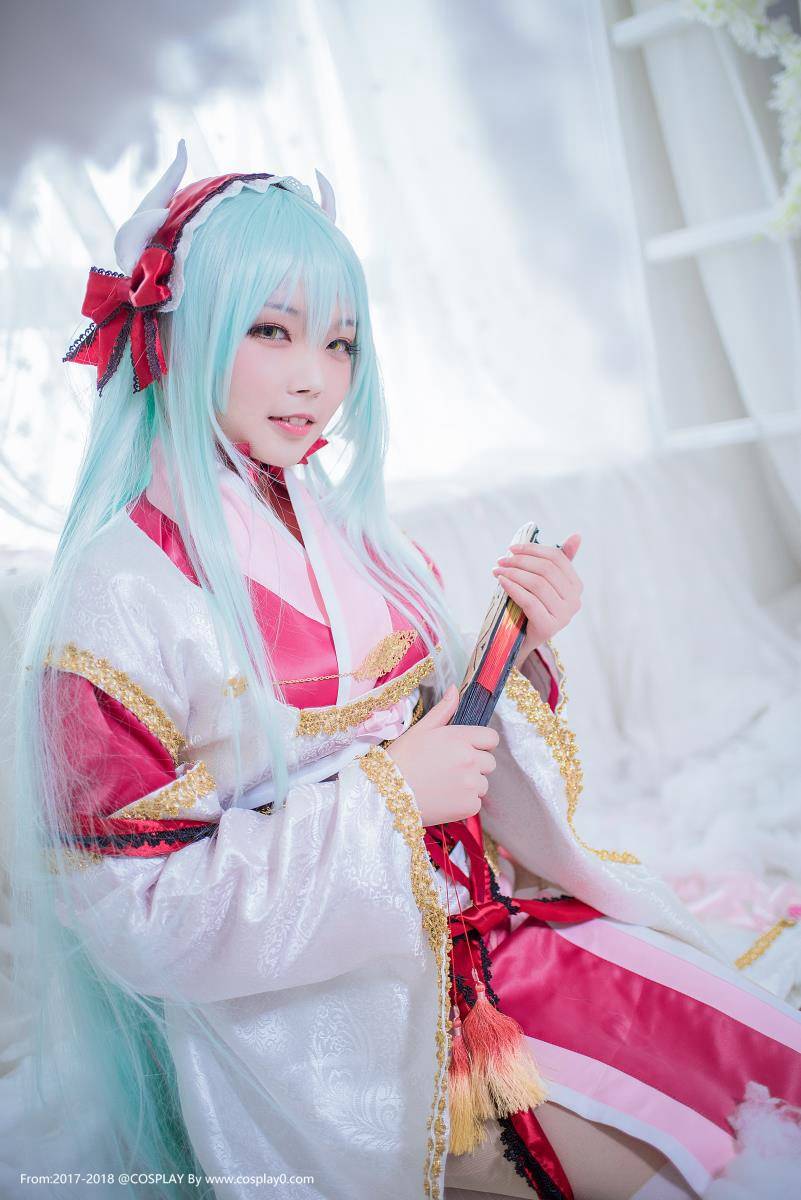 Cosplay福利/绝对领域性感美女清姬白丝腿控大尺度Cosplay福利图