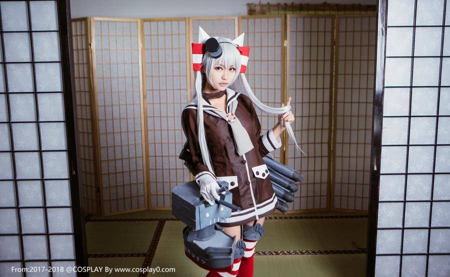 Cosplay福利/舰队collection舰娘天津风兽耳萝莉Cosplay图片