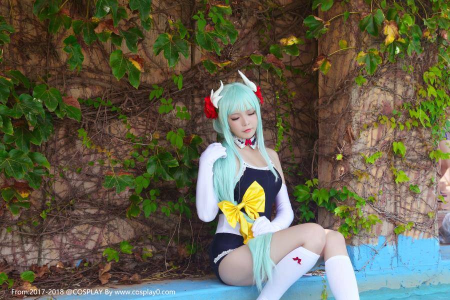 Cosplay福利/Fate制服少女清姬泳装一破死库水Cosplay福利图片