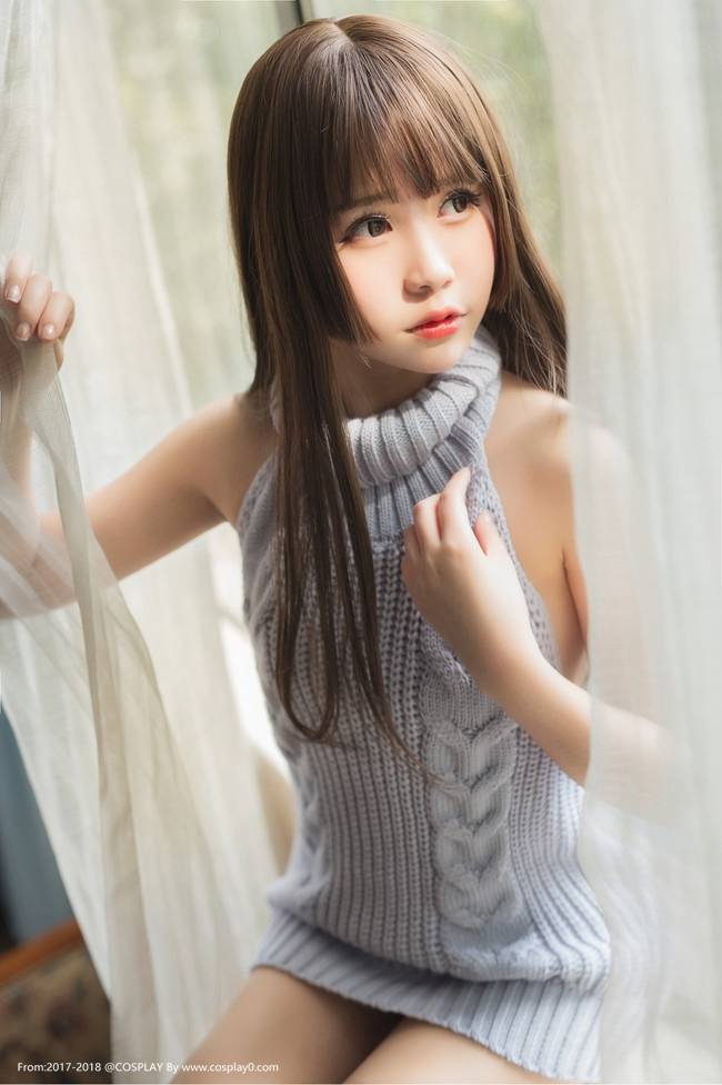 Cosplay福利/Joean-夜夜处男杀手毛衣美背诱惑Cos足控福利