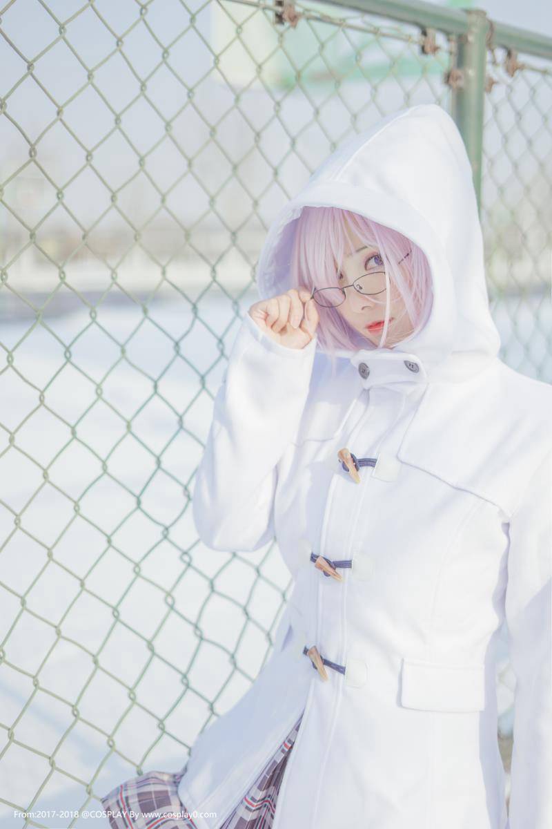 Cosplay福利/Fate/Grand Order玛修·基列莱特美女制服黑丝Cos图片