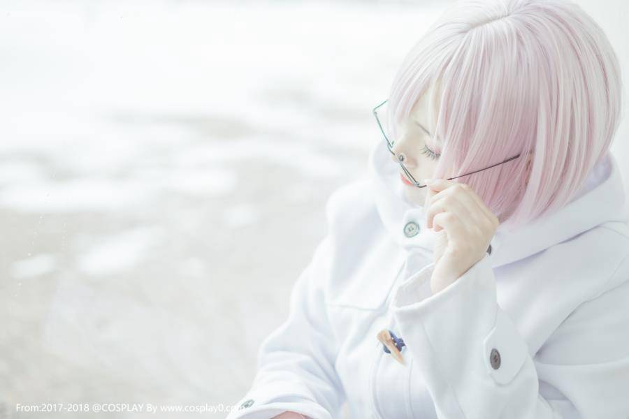 Cosplay福利/Fate/Grand Order玛修·基列莱特美女制服黑丝Cos图片