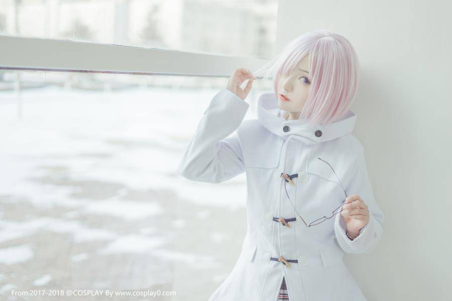Cosplay福利/Fate/Grand Order玛修·基列莱特美女制服黑丝Cos图片