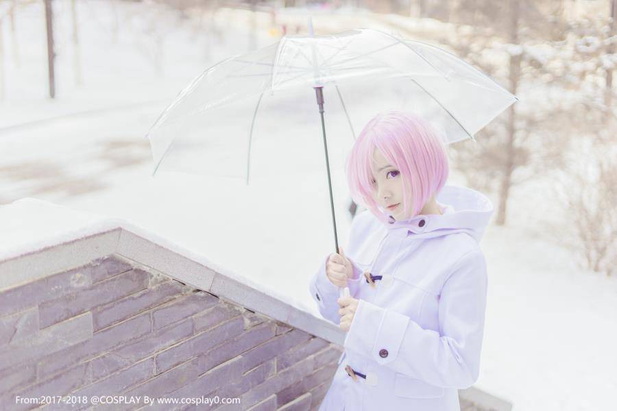 Cosplay福利/Fate/Grand Order玛修·基列莱特美女制服黑丝Cos图片