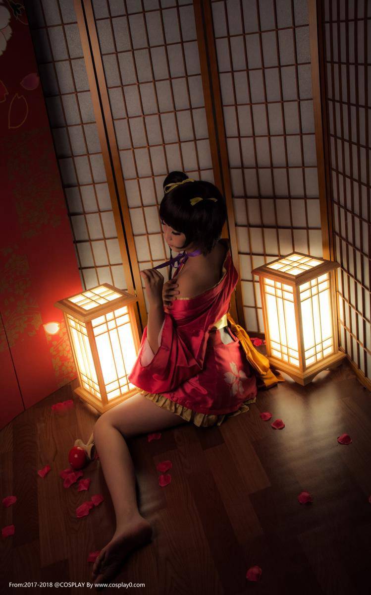 Cosplay福利/甲铁城的卡巴内利无名和服萝莉Cosplay足控福利