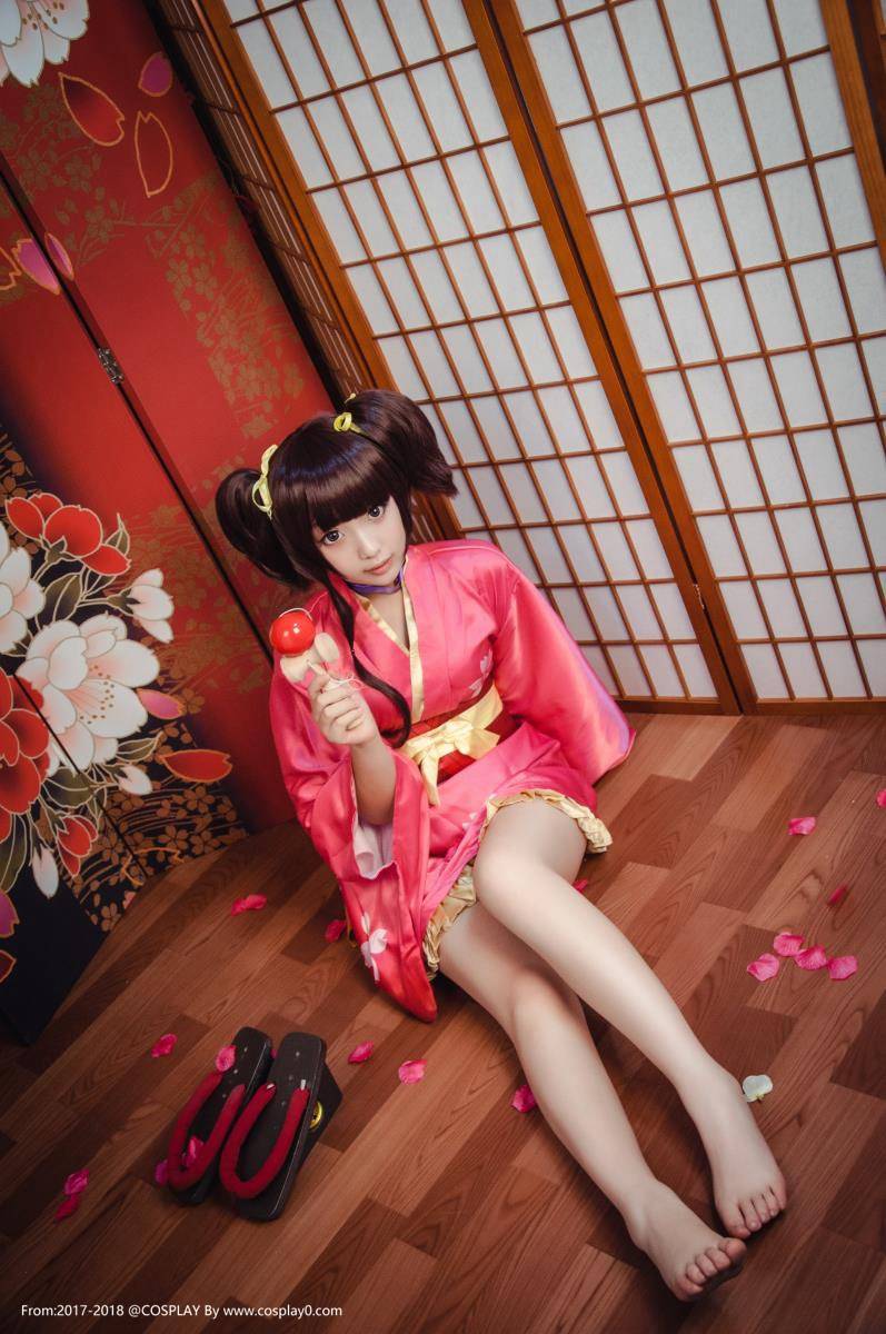 Cosplay福利/甲铁城的卡巴内利无名和服萝莉Cosplay足控福利