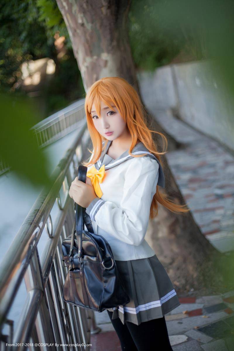 Cosplay福利/国木田花丸/津岛善子姐妹花JK制服黑丝Cosplay福利