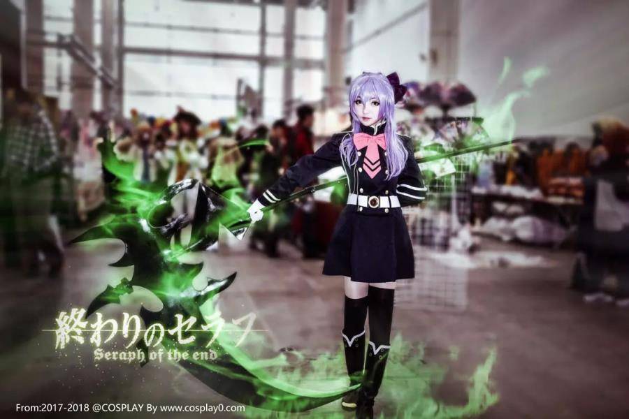Cosplay福利/终结的炽天使柊筱娅制服美女黑丝Cosplay写真图片