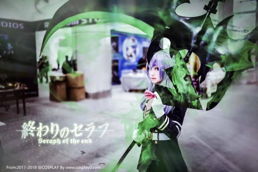 Cosplay福利/终结的炽天使柊筱娅制服美女黑丝Cosplay写真图片