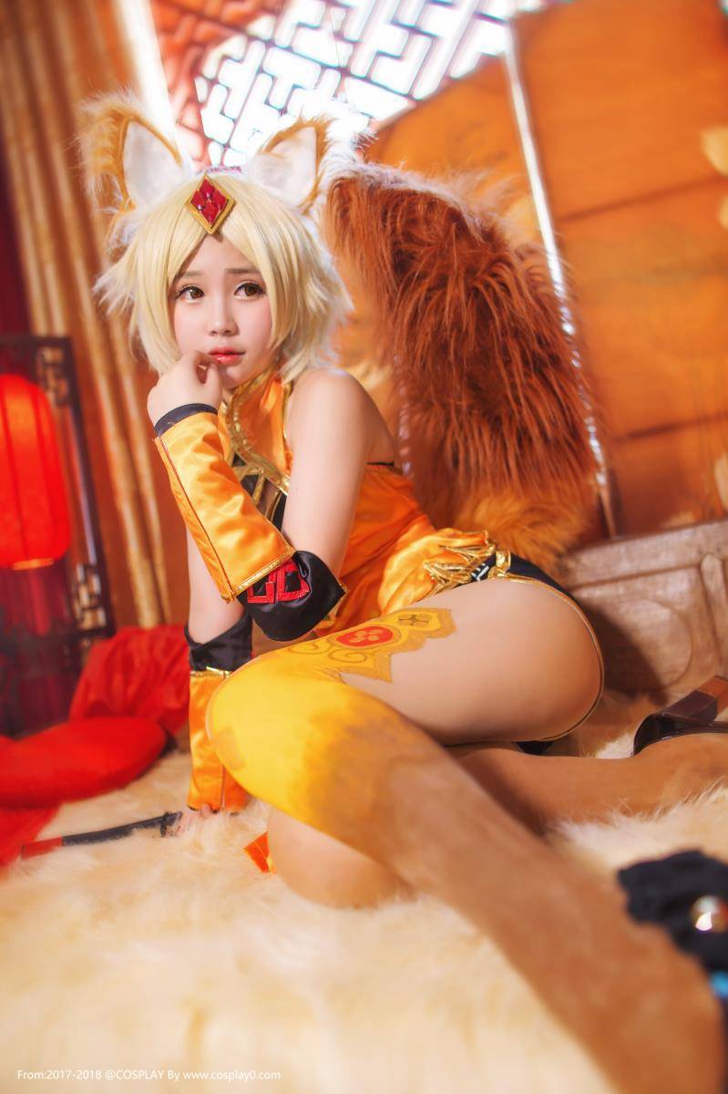 Cosplay福利/王者荣耀性感美女Joean-夜夜Cosplay妲己足控福利