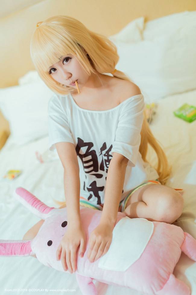 Cosplay福利/偶像大师双叶杏萝莉美女内衣诱惑Cos足控福利