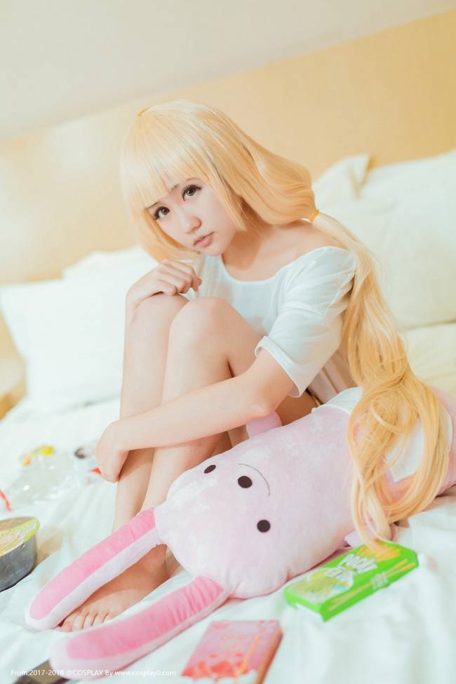 Cosplay福利/偶像大师双叶杏萝莉美女内衣诱惑Cos足控福利