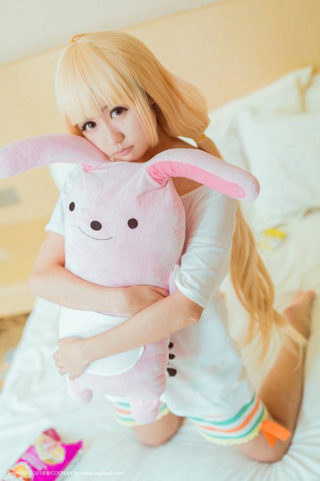 Cosplay福利/偶像大师双叶杏萝莉美女内衣诱惑Cos足控福利